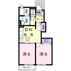 メゾン　ラルゴ　Ａ棟の物件間取画像